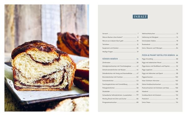 Produktbild: Zimtschnecke und Dinkelbrot