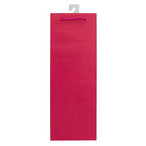Produktbild: Idena Flaschentasche uni blau gelb rot gr&uuml;n 12x35x9cm 4fach sortiert 128g/m&sup2;