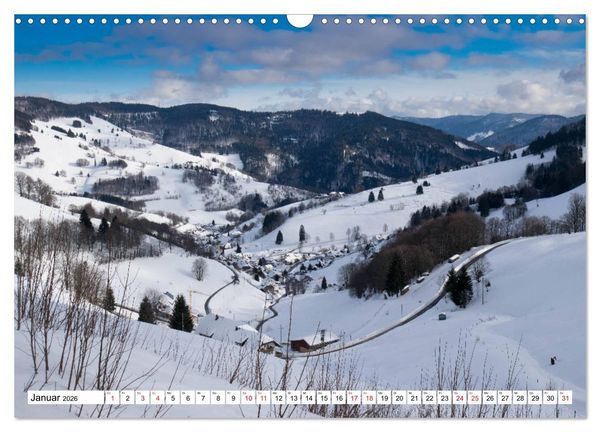 Produktbild: Idyllischer Schwarzwald (Wandkalender 2026 DIN A3 quer), CALVENDO Monatskalender