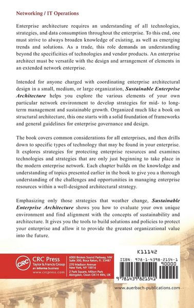 Produktbild: Sustainable Enterprise Architecture