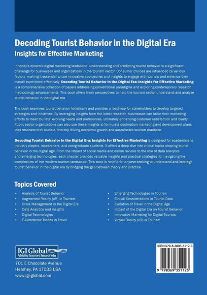 Produktbild: Decoding Tourist Behavior in the Digital Era