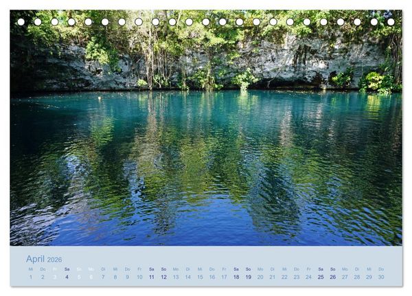 Produktbild: Tropentraum - Impressionen aus der Dominikanischen Republik (Tischkalender 2026 DIN A5 quer), CALVENDO Monatskalender