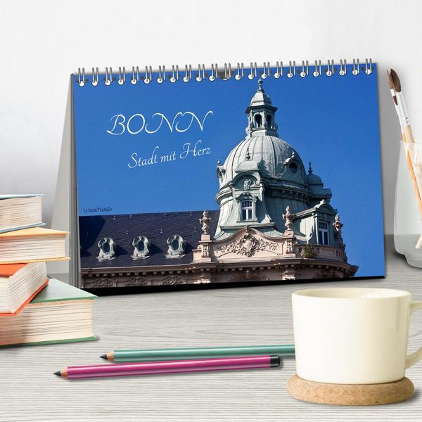 Produktbild: Bonn - Stadt mit Herz (Tischkalender 2026 DIN A5 quer), CALVENDO Monatskalender
