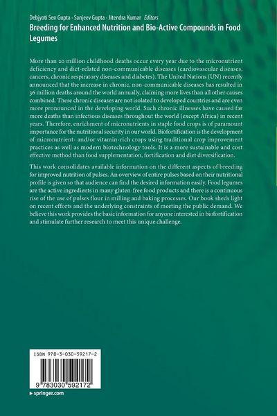 Produktbild: Breeding for Enhanced Nutrition and Bio-Active Compounds in Food Legumes