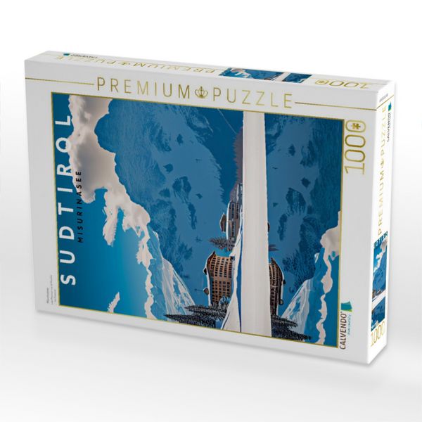 Produktbild: CALVENDO Puzzle Misurinasee | 1000 Teile Lege-Gr&ouml;&szlig;e 64x48cm Foto-Puzzle f&uuml;r gl&uuml;ckliche Stunden
