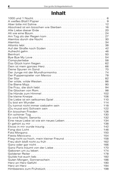 Produktbild: Das gro&szlig;e Schlagerliederbuch