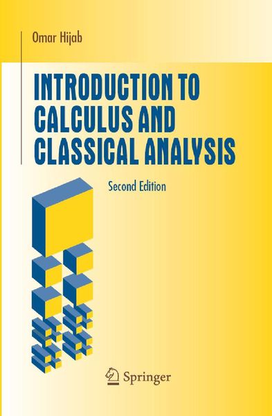 Produktbild: Introduction to Calculus and Classical Analysis