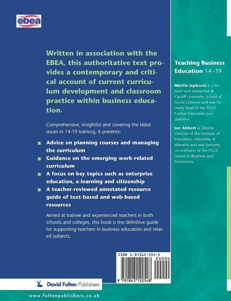Produktbild: Teaching Business Education 14-19