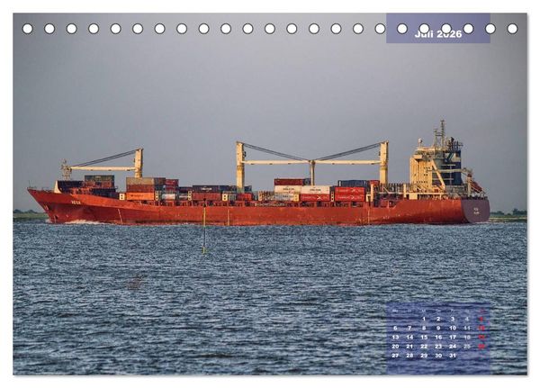 Produktbild: Faszination Seefahrt (Tischkalender 2026 DIN A5 quer), CALVENDO Monatskalender