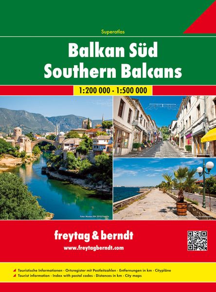 Balkan Süd, Autoatlas 1:200.000 - 1:500.000