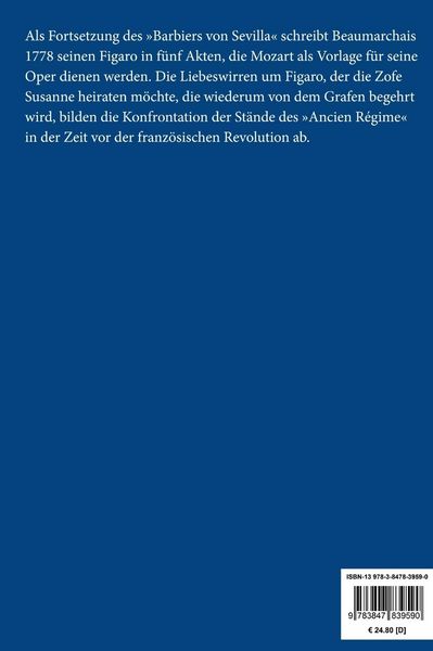 Produktbild: Figaros Hochzeit oder Der tolle Tag (Gro&szlig;druck)