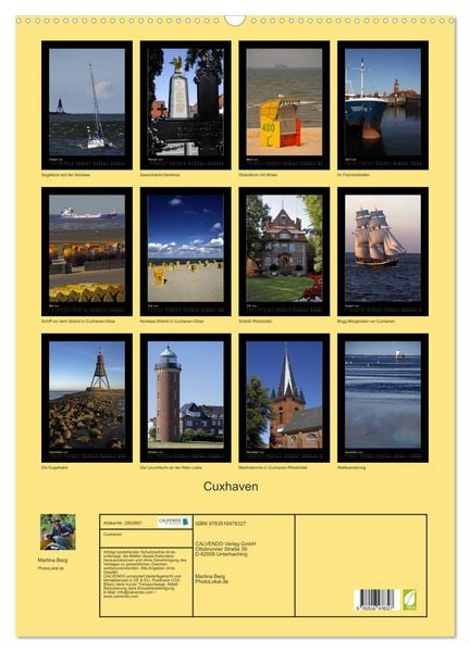 Produktbild: Cuxhaven (Wandkalender 2026 DIN A2 hoch), CALVENDO Monatskalender