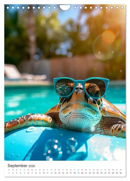 Produktbild: Tierische Sommerfreunde (Wandkalender 2026 DIN A4 hoch), CALVENDO Monatskalender