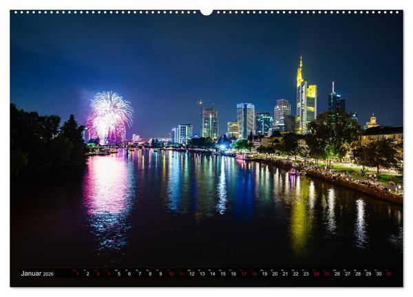 Produktbild: Main Frankfurt (Wandkalender 2026 DIN A2 quer), CALVENDO Monatskalender