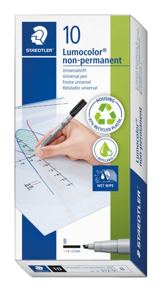 Produktbild: STAEDTLER OHPen Lumocolor 312 n.perm sw