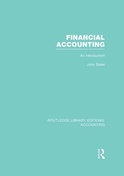 Produktbild: Financial Accounting (RLE Accounting)