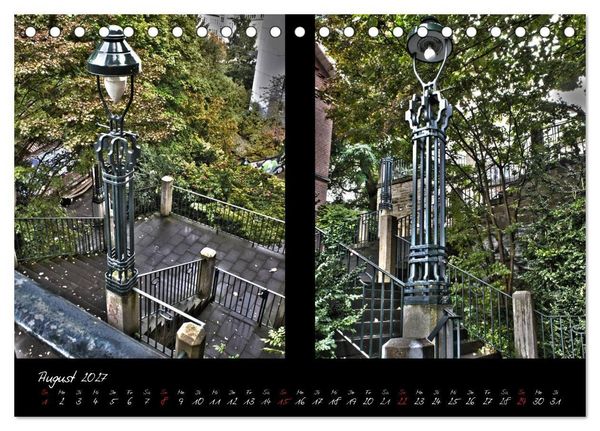 Produktbild: Wuppertal - Stadt der Schwebebahn in HDR (Tischkalender 2027 DIN A5 quer), CALVENDO Monatskalender