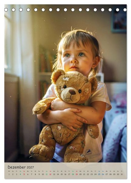 Produktbild: Mein liebster Teddy (Tischkalender 2027 DIN A5 hoch), CALVENDO Monatskalender