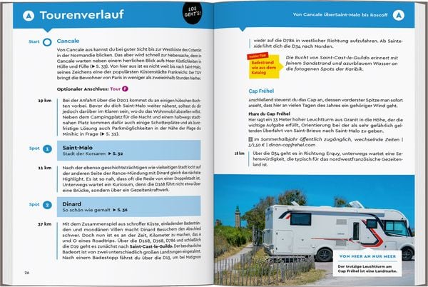 Produktbild: MARCO POLO Camper Guide Bretagne & Normandie