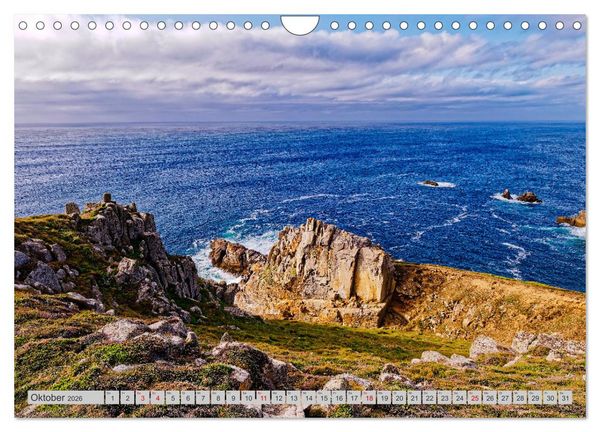 Produktbild: Cote Sauvage. Wilde Atlantikk&uuml;ste der Bretagne. (Wandkalender 2026 DIN A4 quer), CALVENDO Monatskalender