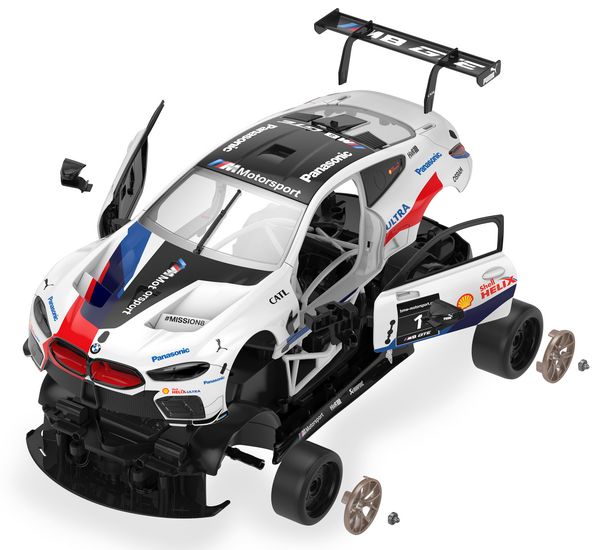 Produktbild: Jamara BMW M8 GTE 1:18 wei&szlig; 2,4GHz Bausatz