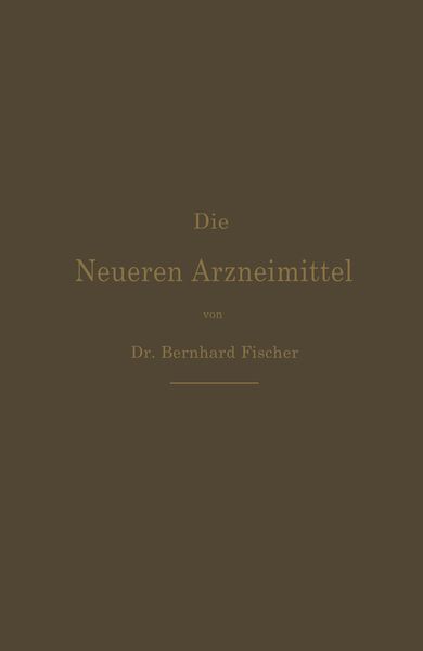 Produktbild: Die Neueren Arzneimittel