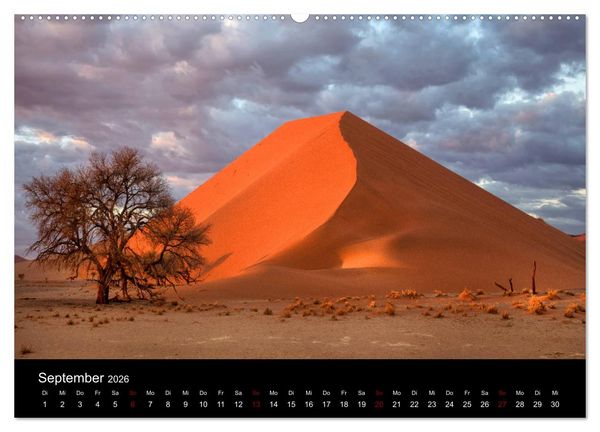 Produktbild: Das Licht Namibias (hochwertiger Premium Wandkalender 2026 DIN A2 quer), Kunstdruck in Hochglanz