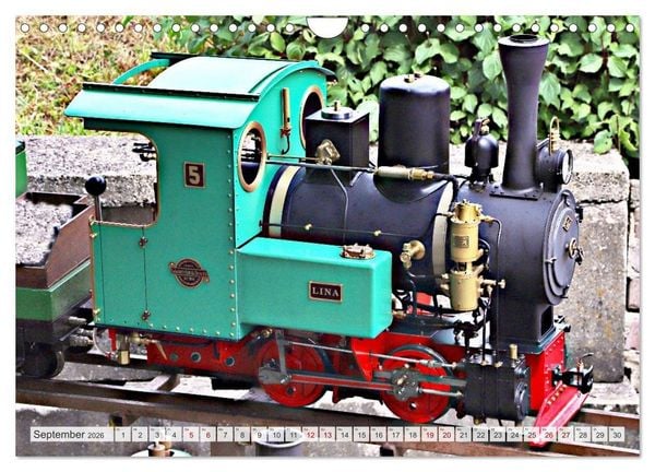Produktbild: Modell-Lokomotiven beim Dampfmodellbau - Treffen in Bisingen (Wandkalender 2026 DIN A4 quer), CALVENDO Monatskalender