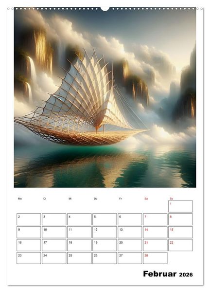 Produktbild: Geflochtene Kunstwelten (hochwertiger Premium Wandkalender 2026 DIN A2 hoch), Kunstdruck in Hochglanz