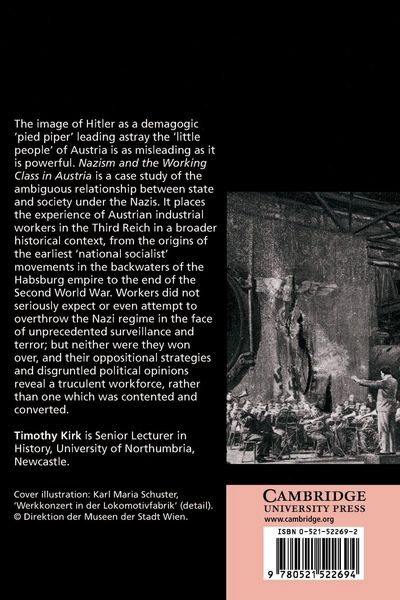Produktbild: Nazism and the Working Class in Austria