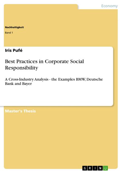 Produktbild: Best Practices in Corporate Social Responsibility