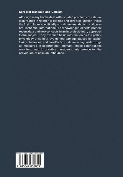 Produktbild: Cerebral Ischemia and Calcium