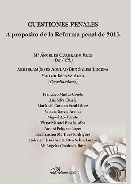 Produktbild: Cuestiones penales : a prop&oacute;sito de la reforma penal de 2015