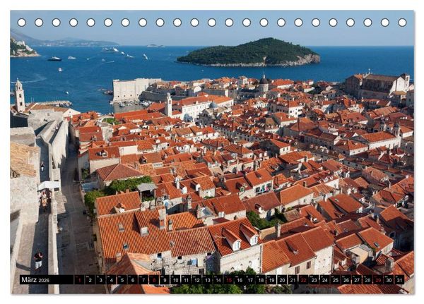 Produktbild: Kroatien (Tischkalender 2026 DIN A5 quer), CALVENDO Monatskalender