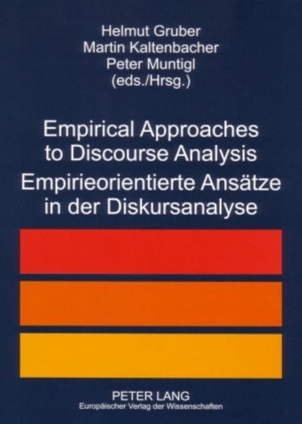 Produktbild: Empirical Approaches to Discourse Analysis- Empirieorientierte Ans&auml;tze in der Diskursanalyse