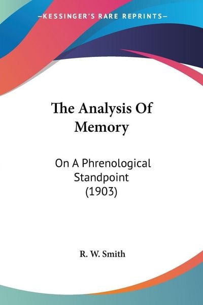 Produktbild: The Analysis Of Memory