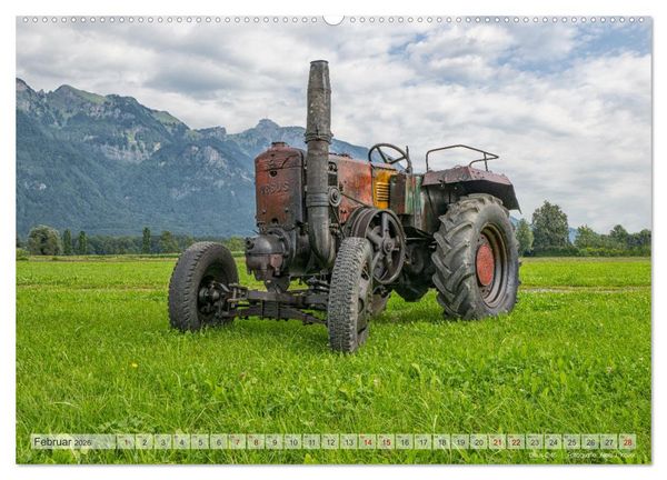 Produktbild: Traktoren &ndash; Nostalgie auf dem Bauernhof (Wandkalender 2026 DIN A2 quer), CALVENDO Monatskalender