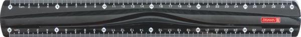 Produktbild: Brunnen Lineal 30cm onyx