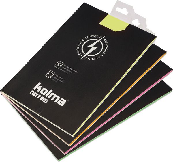 Produktbild: Haftnotizen A5 farbig assort.