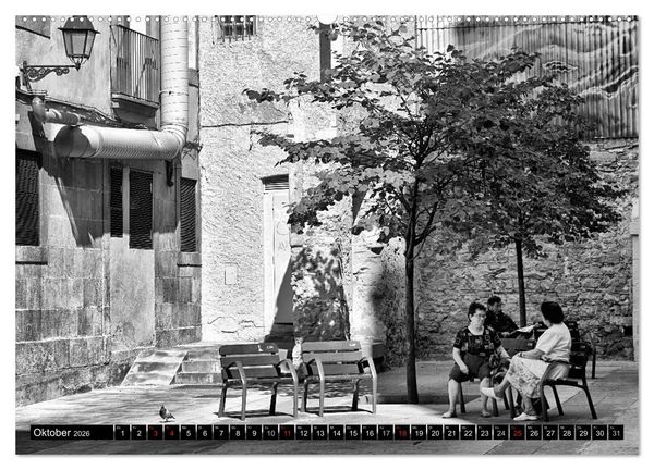Produktbild: Streetlife Barcelona (Wandkalender 2026 DIN A2 quer), CALVENDO Monatskalender