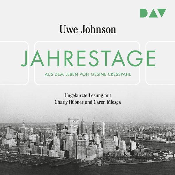 Produktbild: Jahrestage. Aus dem Leben von Gesine Cresspahl