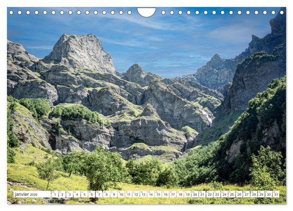 Produktbild: Les Portes du Soleil, Haute-Savoie (Calendrier mural 2026 DIN A4 vertical), CALVENDO calendrier mensuel