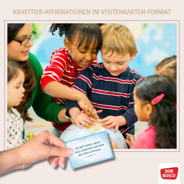 Produktbild: Krafttier-Affirmationen f&uuml;r Kinder