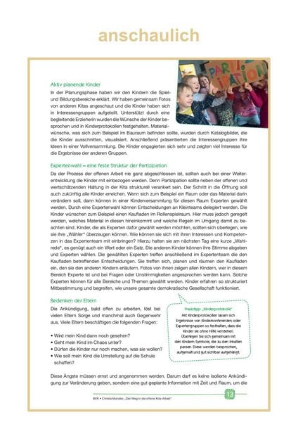 Produktbild: Der Weg in die offene Kita-Arbeit
