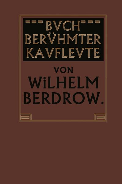 Produktbild: Buch Ber&uuml;hmter Kaufleute