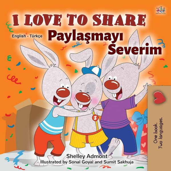 Produktbild: I Love to Share (English Turkish Bilingual Book for Kids)