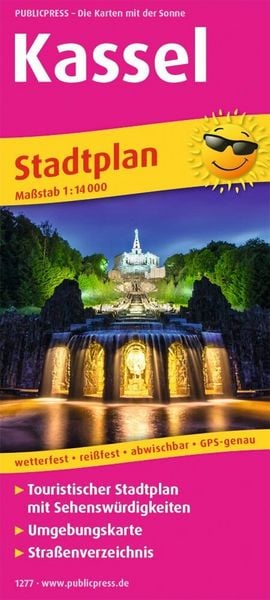Produktbild: Kassel. Stadtplan 1:14 000