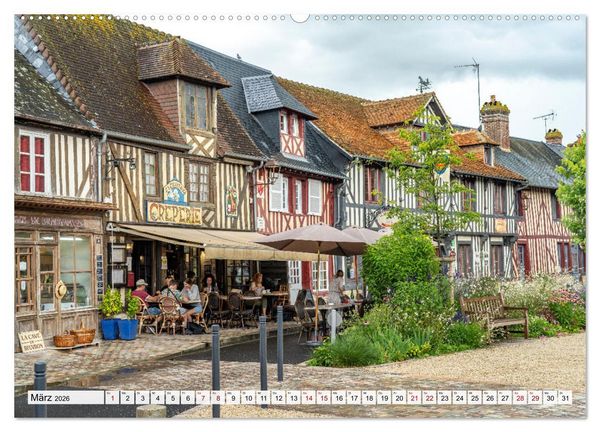 Produktbild: Frankreich - die Normandie (hochwertiger Premium Wandkalender 2026 DIN A2 quer), Kunstdruck in Hochglanz