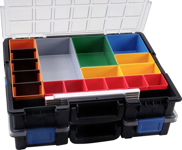 Produktbild: Allit EuroPlus Pro K44/18 Sortimentskoffer (B x H x T) 440 x 76 x 355 mm Anzahl F&auml;cher: 18 Inhalt 1 St.