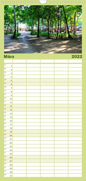 Produktbild: Familienplaner Malapascua Island Philippinen (Wandkalender 2022 , 21 cm x 45 cm, hoch)